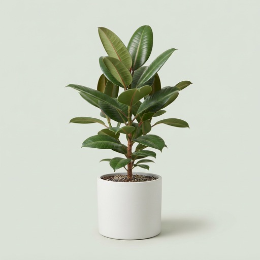 Rubber Plant in a pot